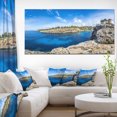 thumbnail image 1 of Cove of Cala Pi Mallorca Panorama - Large Seascape Art Canvas Print, 1 of 3