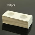 thumbnail image 1 of 40mm Staple Coin Holder 2\" Display Clear Storage Protect Penny Cent 100pcs, 1 of 6