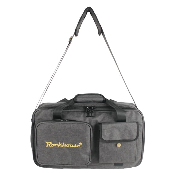Rockhouse Sac à Pédale Multi-Effets, Sac de Transport pour Équipement DJ avec Séparateur pour Voyages et Concerts, 19,3 x 10,6 x 6,3 Pouces (MEB-M)