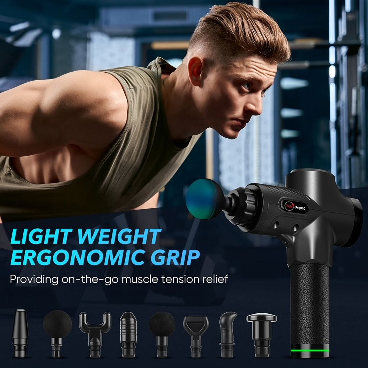 TekDep00 Muscle Massage Gun – Deep Tissue Percussion Massager
