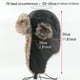 thumbnail image 3 of ¡Rebaja! Gorro de trampero Fdelink, gorro de invierno, gorra para hombre, impermeable, cortavientos, gorro de esquí, gorro de orejeras frío, gorras de béisbol grises., 3 of 4