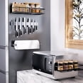 thumbnail image 7 of Mossime 2-Tier Stainless Steel Magnetic Spice Rack & Organizer, 7 of 7