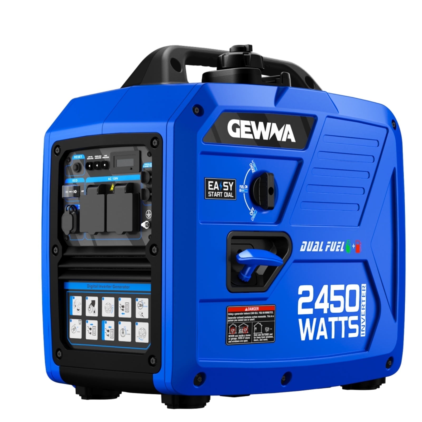POWER generator 2800W 発電機 2800-Watt-Dual-Fuel-Inverter-
