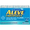 4 Pack Aleve Liquid Gels Pain Reliever/Fever Reducer 220mg 40 Tablets Each