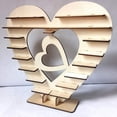 thumbnail image 4 of Soporte para chocolate de varias capas, soporte rústico de madera para postres, perfecto para el compromiso del día de San Valentín, artesanía exquisita, bandeja para servir multiusos en niveles para, 4 of 8