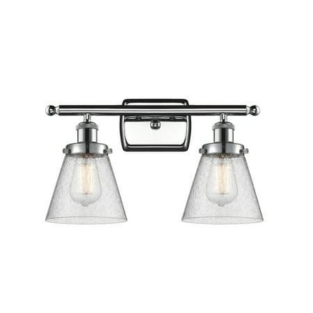 

Innovations Lighting 916-2W Small Cone Small Cone 2 Light 16 Wide Vanity Light - Chrome