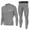 Gray, variant on RXMEKW Running Sports Suit Mens Fitness Clothes Quick-drying Clothes Basketball Equipment Morning Running Training Suit Two-piece