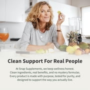 Snap Supplements Women's Daily Multivitamin with Vitamins and Minerals, 60 Capsules, Dietary Supplement for Adults, Easy-to-Use Capsule Format, Designed for daily nutrition and energy support