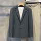 thumbnail image 3 of Abrigos Chaquetas para Hombre Chaquetas Cortas de Vestir Trajes y Blazers Cortos para Hombre Ropa de Negocios Gris de Alta Calidad Ropa de Estilo Coreano, 3 of 5