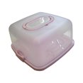thumbnail image 1 of Caja cuadrada para transportar pasteles, bandeja para servir, contenedor multiusos para transporte de pasteles, para transporte de postres, pasteles y Rosa, 1 of 8