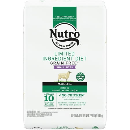 UPC: 0079105122788 | Nutro Limited Ingredient Diet Small Bites Adult Dry Dog Food  Lamb & Sweet Potato  22 Lb. Bag