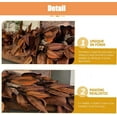 thumbnail image 4 of Brown Magnolia Leaf Garland, 6ft Autumn Decoration Artificial Magnolia Garland with Pinecones, Autumn Magnolias Leaf Artificial Garlands, for Fireplace Mantel, Christmas, and Thanksgiving Decorations, 4 of 10