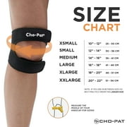 Cho-Pat Dual Action Knee Strap, Double-Layer Support for Chondromalacia, Osgood Schlatter’s, and Knee Pain Relief, Small
