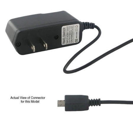 LG G FLEX Cell Phone Battery Charger Travel Charger - Replacement For Motorola RAZR2 V8 Travel Charger