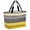 Yellow Gray, variant on Yellow Grey Beach Bag for Women, Large Breathable Mesh Beach Tote Bag, Vintage Stripe Farmhouse Wood Grain Ombre Sandproof Lightweight Travel Bags for Vacation Picnic Swimming Pool 15.7"x15.7"x9.1"
