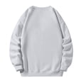 thumbnail image 4 of Chandail Décontracté pour Hommes, Manches Longues Col Rond avec Manches Contrastées, Style Sportif pour Course et Détente Gris 2TG, 4 of 4