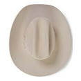 thumbnail image 4 of Stetson Unisex El Patron 48 Premier 30X Felt Cowboy Hat Silver Belly 6 5/8, 4 of 6