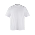 thumbnail image 2 of Qwertyu Mens T-Shirts Cotton Crewneck Short Sleeve Shirts Summer Casual Loose Fit Plain Shirts Tee Tops White 2XL, 2 of 4