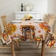 thumbnail image 7 of Fall Tablecloth 60x120 for Recatangle Table - Vintage Fall Decorations for Home - Pumpkins Farm Table Cloth Thanksgiving Decor for Dinning, Home, Party, 7 of 7