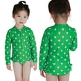 thumbnail image 6 of AJZIOJIRO Baby Girls Ruffle Swimsuit 6M-8T Toddler Infant Summer Floral Bathing Suits UPF 50+ Sun Protection Swimwear, 6 of 8