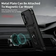 thumbnail image 2 of for Samsung Galaxy A25 5G Case with Camera Lens Cover, HD Screen Protector, 10 FT Military Grade Drop Protection, Magnetic Ring Holder Kickstand Protective Phone Case for Galaxy A25 5G,Black, 2 of 6