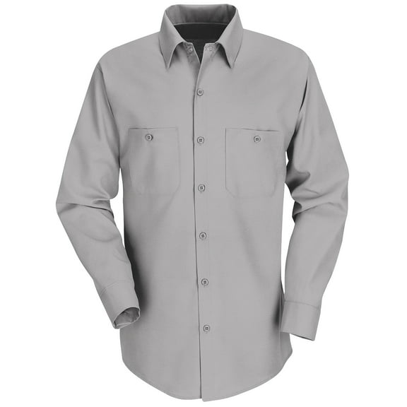 Red Kap Men's Long Sleeve Industrial Work Shirt