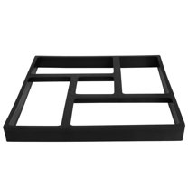 MOKKHNB Concrete Path Maker Pavement Mold Black Plastic 1Pcs
