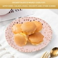 thumbnail image 7 of Pink & Rose Gold Dots Party Paper Plates, 50 PCS Disposable Party Supplies Dessert Paper Plates for Birthday Wedding Bridal Shower Supplies (7 inches), 7 of 7