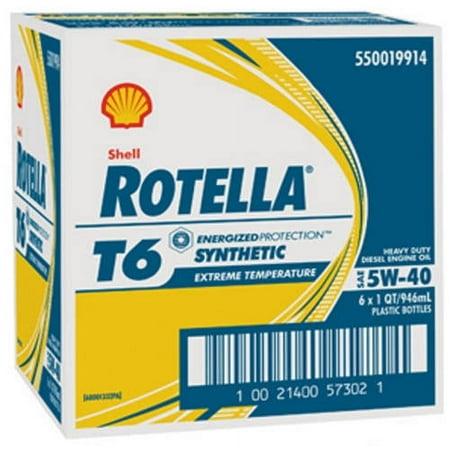 Rotellat6 5w40 6*1 Quart Case