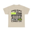 thumbnail image 2 of Stupid People Unisex Heavy Cotton Tee, 2 of 12