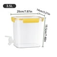 thumbnail image 2 of Clearance! Under $15 Beverage Dispenser with Lid and Faucet Food Grade Plastic Refrigerator Dispenser for Lemonade Cold Juice Injection Cooler Iced Tea, 2 of 8