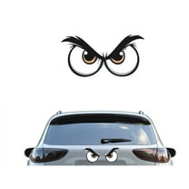 Angry Eyes Cartoon Car Decal, Funny Peeking Eyes Vinyl Sticker for Car Window, Hood, Bumper, Aggressive JDM Look, Waterproof Durable Auto Accessory for Trucks, SUVs, Laptops (2Pcs)