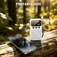 thumbnail image 5 of Portable Radio AM FM, Rechargeable Tansistor Radio, Pocket Handheld Radio with Earphone Jack, Excellent Reception, Easy to use, Perfect for Home, Outdoor, and Emergency Use, Suitable for Senior, kids, 5 of 7