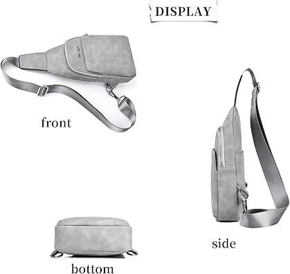 FSD.WG Men's Multi-Functional Sling Bag, Water-Resistant Crossbody Bag for Travel & Daily Use