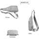 thumbnail image 3 of FSD.WG Bolso Cruzado Multifuncional para Hombre, Bolso Cruzado Resistente Al Agua para Viajes y Uso Diario, 3 of 5
