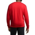 thumbnail image 2 of Champion Crewneck, Powerblend Fleece, Hoodie Sweatshirt for Men, Logo Reg. or Big, Team Red Scarlet Script, XX-Large Tall, 2 of 7