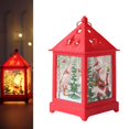 thumbnail image 3 of Linterna de Navidad, decoración de linterna, paisaje con pilas para dormitorio Rojo Zulema  Linterna interior, 3 of 7