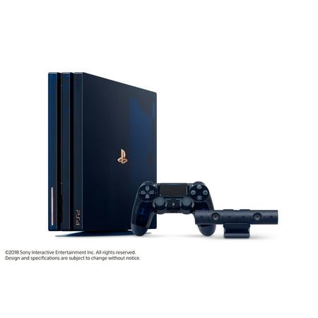 Sony PlayStation 4 Pro 500 Million Limited Edition Console, Translucent, 3303229