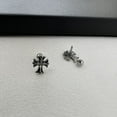 thumbnail image 4 of Screw-Back Cross Stud Earrings for Men Women,Streetwear Hip Hop Unisex Style, 4 of 6