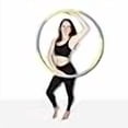 thumbnail image 3 of Body Hoops Weighted Hula Hoop for Exercise and Fitness (Green & Grey, Regular - 36 Diameter), 3 of 4