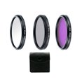 thumbnail image 1 of HEVIRGO Professional UV CPL Polarizer FLD Photo Photography Filter Kit for SLR Camera, 1 of 9
