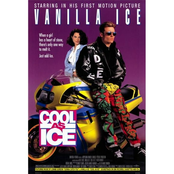 Pop Culture Graphics MOVCF4386 Cool As Ice Movie Poster Print, 27 x 40