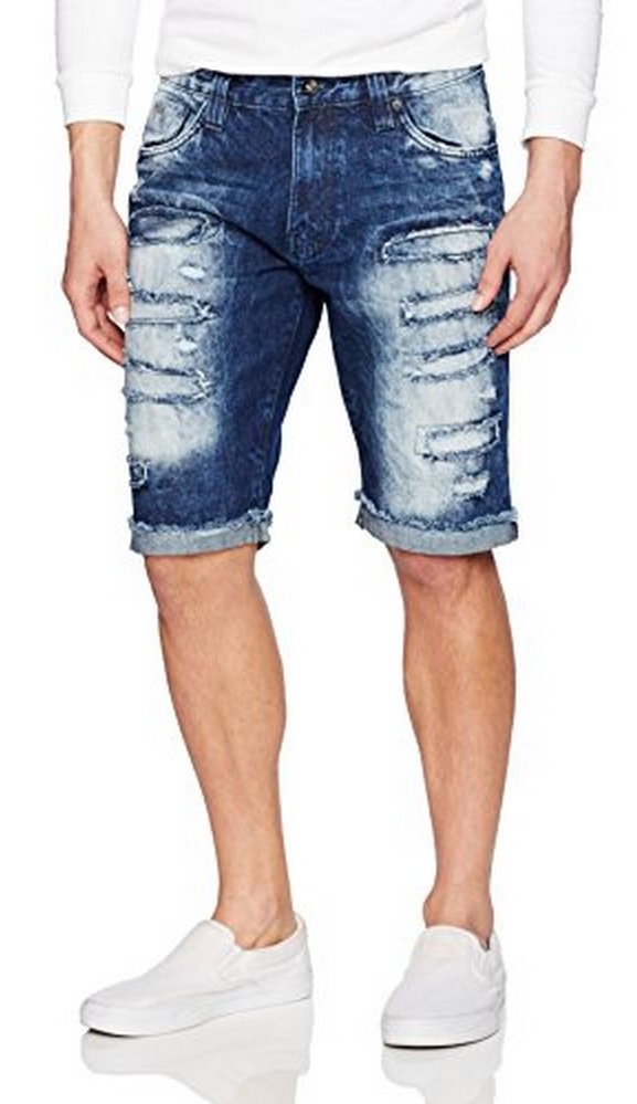 Southpole Mens Denim Shorts With 