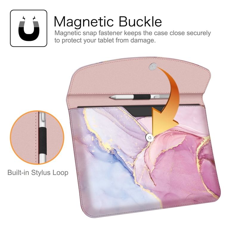 Fintie Leather Sleeve Case For Microsoft Surface Pro X, Pro 7+, 7, 6, 5, 4 | Card Pocket & Stylus Loop 4 thumbnail image