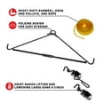 thumbnail image 4 of Allen Company Steel Gambrel Kit - 500 Pound Capacity Manual Hoist - Collapsible Design, 4 of 11