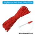 thumbnail image 3 of Uxcell 65 pies de cuerda reflectante para camping, paracord de 3 mm, cuerda de tienda, cuerda guía roja, 3 of 6