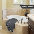 thumbnail image 6 of Utopia Towels 4 Pack Premium Bath Towels Set, 27 by 54 Inches, 100% Ring Spun Cotton 600GSM, Lightweight and Highly Absorbent Quick Drying Towels, Perfect for Daily Use, Grey, 6 of 7