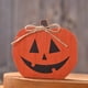 thumbnail image 3 of Set Decorativo De Madera Para Halloween, 5 Piezas: Calabaza, Murciélago, Sombrero De Bruja, Caramelos Y Adornos De Mesa Para Fiestas En Casa O (10 X 14 Cm), 3 of 4