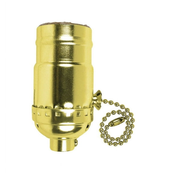 Jandorf 60411 60411 Metal Medium Base Pull Chain Socket