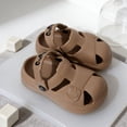 thumbnail image 5 of Gyujnb Unisex Kids' Closed Toe Clogs Sandals Adjustable Strap Breathable Water Shoes for Beach & Pool, Closed Toe Flat Heel,6-7 Years, 5 of 7